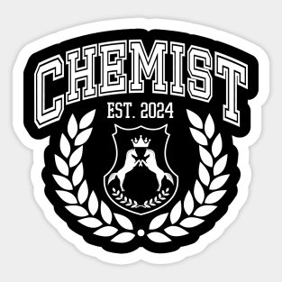 Chemistry Graduation College | Chemist 2024 Grad Sticker